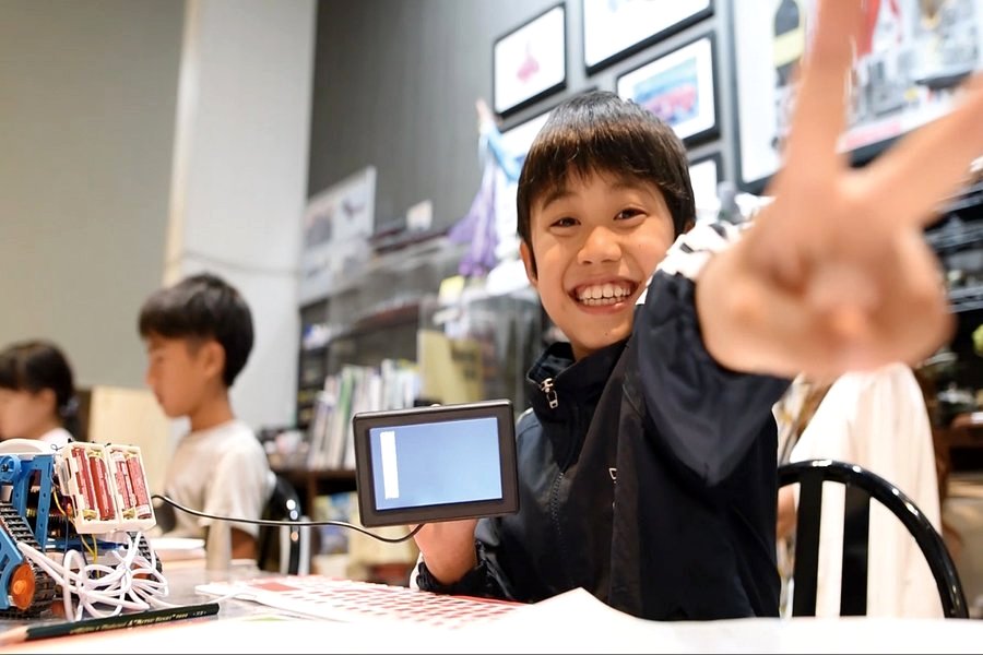 ロボット学習の様子